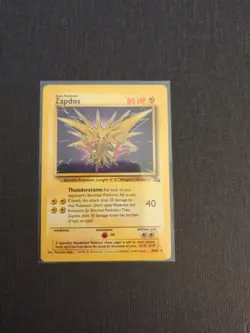 Zapdos 30/62 Fossil Set Non Holo Rare Pokemon Card TCG - Image 1