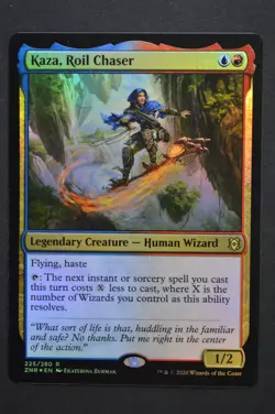 Magic The Gathering: Kaza, Roil Chaser - ZNR - Foil Rare - NM - MTG - Image 3