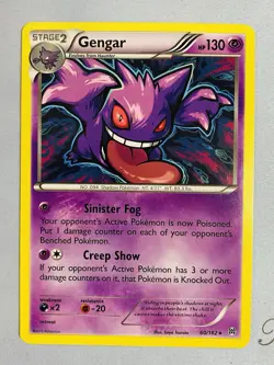 Gengar 60/162 Holo Rare PokÃ©mon Card 2015 XY Breakthrough LP - Image 1