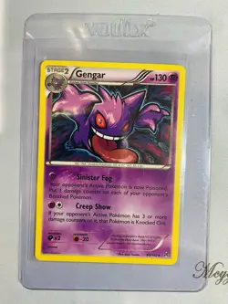 Gengar 60/162 Holo Rare PokÃ©mon Card 2015 XY Breakthrough LP - Image 3