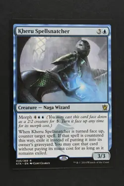 Magic The Gathering: Kheru Spellsnatcher - KTK - Rare - LP - MTG - Image 3
