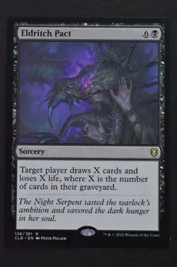Magic The Gathering: Eldritch Pact - Rare - CLB - NM - Unplayed - Image 3