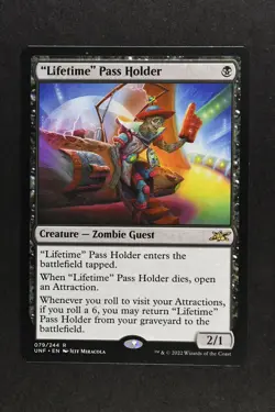 Magic The Gathering: Lifetime Pass Holder - UNF - Rare - NM - MTG - Image 1
