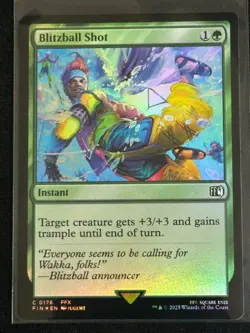 Magic the Gathering MTG Final Fantasy Blitzball Shot Foil Wakka FFX SP - Image 1
