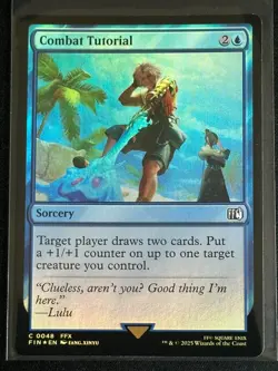 Magic the Gathering MTG Final Fantasy Combat Tutorial Foil Tidus Lulu FFX SP - Image 1