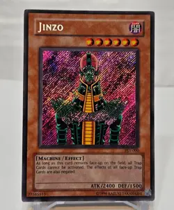 Jinzo PSV-000 Secret Rare Unlimited Yugioh 7118 - Image 1