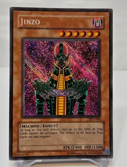 Jinzo PSV-000 Secret Rare Unlimited MISPRINT Yugioh 7117 - Image 1