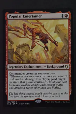 Magic The Gathering: Popular Entertainer - Rare - CLB - NM - Unplayed - Image 1