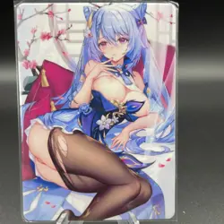 Keqing Genshin Impact Anime Waifu Card Doujin ACG Goddess - Image 1