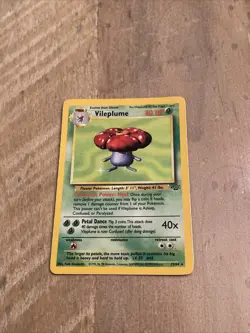 Pokémon Jungle 1995. Card Lot Of 2. Vileplume Holo 14/64 And Pikachu 60/64. 🔥📈 - Image 4
