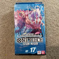 One Piece Card Game Donquixote Doflamingo Starter Deck ST-17 Blue - Image 1
