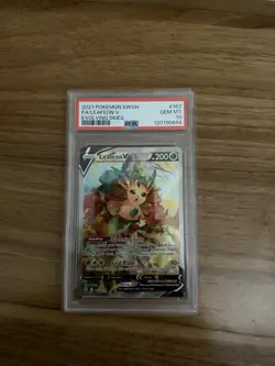 Pokémon TCG Leafeon v Evolving Skies Holo Ultra Rare Card 167/203 PSA 10 - Image 3