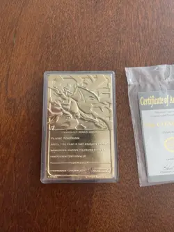 Charizard #06 23k Gold Plated Card Burger King Promo Pokemon Nintendo 1999 - Image 3