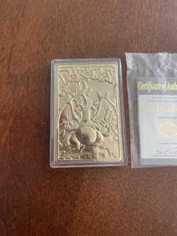 Charizard #06 23k Gold Plated Card Burger King Promo Pokemon Nintendo 1999 - Image 5
