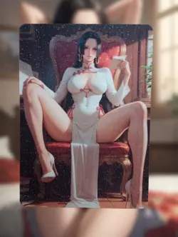 Boa Hancock One Piece Anime Waifu Sexy Goddess Doujin Card - Image 2