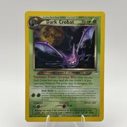 Dark Crobat - 2/105 - Pokemon Neo Destiny Unlimited Holo Rare Card WOTC NM/LP - Image 1