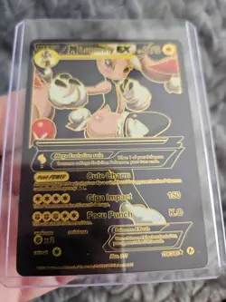 Lopunny EX Black Foil Fan Art Vinyl Collector Pokemon Card Giga Impact - Image 10