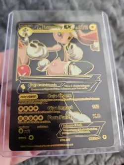 Lopunny EX Black Foil Fan Art Vinyl Collector Pokemon Card Giga Impact - Image 5