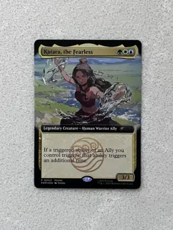 Magic The Gathering X Avatar Katara The Fearless FOIL Promo Card SDCC 2025 - Image 2
