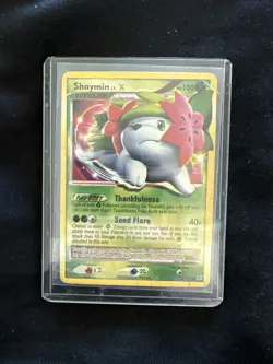 2009 Shaymin Lv.X 126/127 Ultra Rare Holographic Pokemon Card Platinum - Image 1