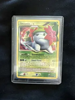 2009 Shaymin Lv.X 126/127 Ultra Rare Holographic Pokemon Card Platinum - Image 3