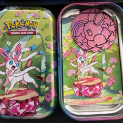 Prismatic Evolution Sylveon Eeveelution Pokemon Card Game Tin TCG NO CARDS - Image 2