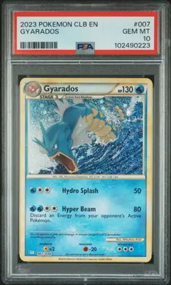 PSA 10 Gyarados CLB 007/034 Trading Card Game Classic Holo GEM MT - Image 2