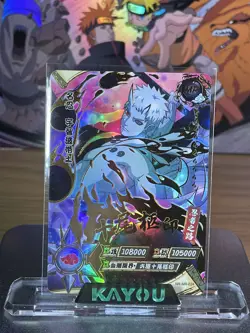 Kayou NARUTO Uchiha Obito Ultra Rare Foil MR 024 CASE HIT Full Art Card TCG NM - Image 3