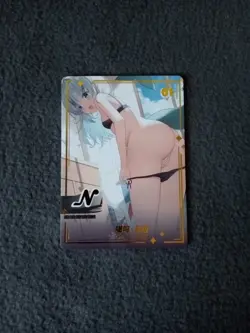 WAIFU Genki Parade 01 N Rare  card. Sexy Anime Goddess Story Gawrgura - Image 1