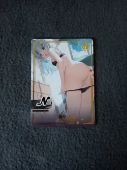 WAIFU Genki Parade 01 N Rare  card. Sexy Anime Goddess Story Gawrgura - Image 3