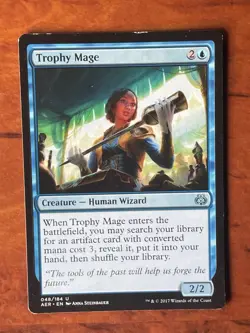 Trophy Mage MTG Magic the Gathering Card LP Lightly Played AER - Image 2