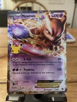 Mewtwo EX 54/99 - Celebrations 25th Anniversary - Pokemon Card - MT+ - Image 1