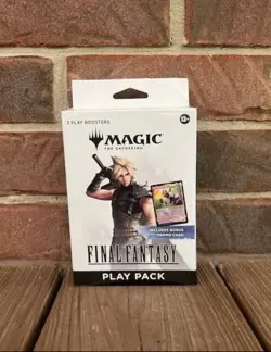 Magic the Gathering Final Fantasy Play Pack with 3 Sealed Packs and Promo Cards - Image 1
