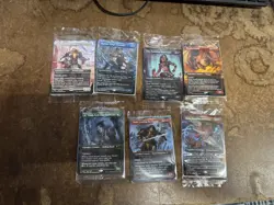 MtG - Universes Within Promo Set - All 7 - Themberchaud, Evin, Mathise, Rashel + - Image 3
