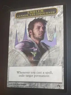 MTG PLAINSWALKER / EMBLEM COMBO - Venser The Sojourner [FOIL] (DDI) + Emblem NM - Image 10