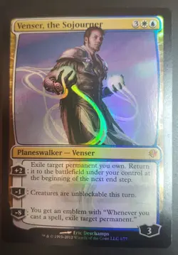 MTG PLAINSWALKER / EMBLEM COMBO - Venser The Sojourner [FOIL] (DDI) + Emblem NM - Image 6