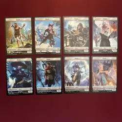 Hero Token Set of 8 |  Final Fantasy | NM | MTG - Image 1