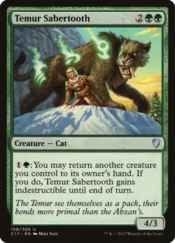 MTG Temur Sabertooth ** Commander 2017 ** English (LP) - Image 1
