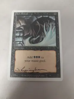 Dark Ritual Magic The Gathering Signed - Image 11