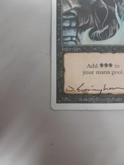 Dark Ritual Magic The Gathering Signed - Image 4