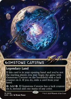 Gemstone Caverns (0016) (Borderless) Edge of Eternities: Stellar Sights - Near M - Image 1