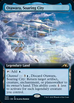 Otawara, Soaring City (Extended Art) Kamigawa: Neon Dynasty - Near Mint - Image 3