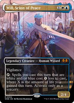 Will, Scion of Peace (Borderless Alternate Art) Wilds of Eldraine - Near Mint - Image 3