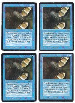 MtG Dandan Arabian Nights - 4x Playset x4 - Magic The Gathering MP/HP - Image 1