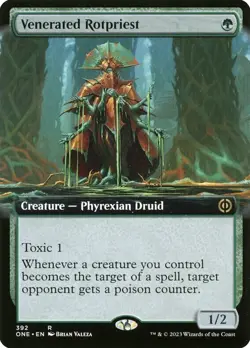 MTG Venerated Rotpriest Extended Art ** All Will Be One ** English (NM) - Image 1