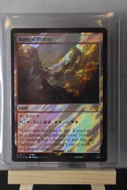 Rugged Prairie (Surge Foil) Commander: Final Fantasy Foil - Image 3