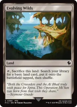 Evolving Wilds (Surge Foil) Commander: Final Fantasy Foil - Image 1