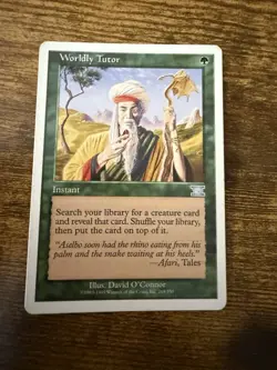 Worldly Tutor Classic MTG Core Set 6th Edition Regular - Image 1
