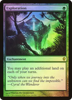 Magic The Gathering MTG EXPLORATION FOIL Conspiracy NM Near Mint - Image 1