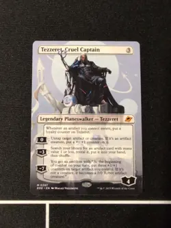 Tezzeret, Cruel Captain (Borderless) Edge of Eternities Regular - Image 1
